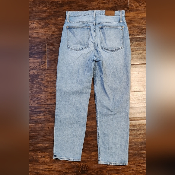 Madewell Blue Classic Straight Leg Women's Jeans - Picture 6 of 8